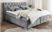 Boxspringbett Pembroke 8, grey, 180 × 200 cm