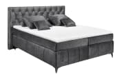 Boxspringbett Pembroke 8, anthrazit, 180 × 200 cm