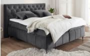 Boxspringbett Pembroke 8, anthrazit, 180 × 200 cm