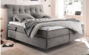 Motor-Boxspringbett Malibu 2, light grey, 180 × 200 cm