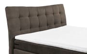 Motor-Boxspringbett Malibu 2, schlamm, 180 × 200 cm