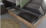 Boxspringbett Preston 6, stone, 180 x 200 cm