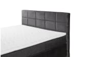 Boxspringbett Navarra 6, schwarz, 180 x 200 cm