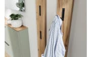 Schuhschrank Lissome, Grün/Eiche-Nachbildung, inkl. Schuhkörbe