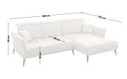 Wohnlandschaft Aversa, beige, inkl. Funktionen