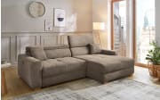 Wohnlandschaft Slider, taupe, inkl. Funktionen