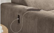 Wohnlandschaft Slider, taupe, inkl. Funktionen