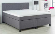 Boxspringbett BX 920, grau, 140 x 200 cm