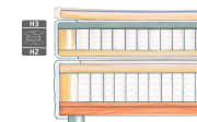 Boxspringbett BX2120 Malin, grau, 180 x 200 cm