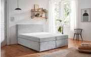 Boxspringbett Aspen, silber, 180 x 200 cm