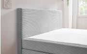 Boxspringbett Aspen, silber, 180 x 200 cm
