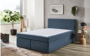 Boxspringbett Aspen, blau, 160 x 200 cm