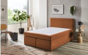 Boxspringbett Aspen, terra, 140 x 200 cm