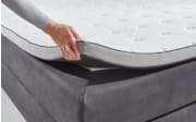 Boxspringbett BX2180 Rockaway, anthrazit, 180 x 200 cm