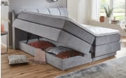 Boxspringbett BX2240 Ottawa, grau, 180 x 200 cm