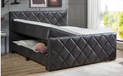 Boxspringbett BX2200 Chester, dunkelgrau, 180 x 200 cm