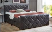 Boxspringbett BX2200 Chester, dunkelgrau, 180 x 200 cm