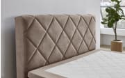 Boxspringbett BX2280 Jeff, stone, 120 x 200 cm