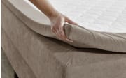 Boxspringbett BX2280 Jeff, stone, 120 x 200 cm