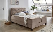 Boxspringbett BX2280 Jeff, stone, 120 x 200 cm