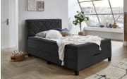 Boxspringbett BX2280 Jeff, schwarz, 140 x 200 cm