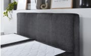 Motor-Boxspringbett BX2440 Lockport, anthrazit, 180 x 200 cm