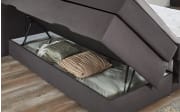 Boxspringbett BX2320 Amarillo, anthrazit, 180 x 200 cm