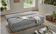 Schlafsofa Borna, silber, inkl. Kissen