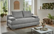 Schlafsofa Borna, silber, inkl. Kissen