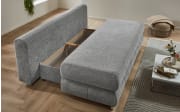 Schlafsofa Borna, silber, inkl. Kissen
