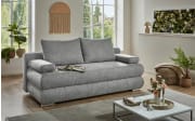 Schlafsofa Borna, silber, inkl. Kissen