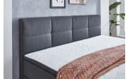 Boxspringbett Surrey, anthrazit, 140 x 200 cm, inkl. Topper