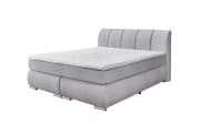 Boxspringbett Graz, silber, 180 x 200 cm, inkl. Topper