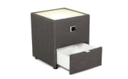 Nachttisch Lancy, braun, 45 x 53 cm