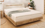 Boxspringbett Hetty Max, beige, 180 x 200 cm, Härtegrad fest