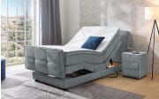 Boxspringbett Paloma 120, grau, 120 x 200 cm, inkl. motorischer Verstellung