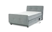 Boxspringbett Paloma 120, grau, 120 x 200 cm, inkl. motorischer Verstellung