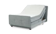 Boxspringbett Paloma 120, grau, 120 x 200 cm, inkl. motorischer Verstellung