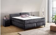 Boxspringbett Diva Mix 180, anthrazit, 180 x 200 cm, H3/H4, inkl. Dreamline Kaltschaumtopper
