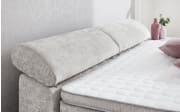 Boxspringbett Diva Max 180, hellgrau, 180 x 200 cm, H4, inkl. Dreamline Kaltschaumtopper