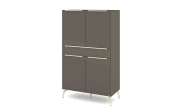 Highboard Reno, anthrazit/kaschmir