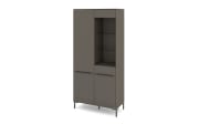Vitrinenschrank Reno, anthrazit/graphit