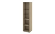 Standvitrine Reno, taupe/graphit