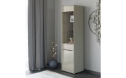 Standvitrine Reno, taupe/graphit