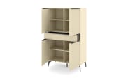 Highboard Reno, kaschmir/graphit