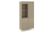 Vitrinenschrank Reno, taupe/kaschmir