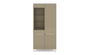 Vitrinenschrank Reno, taupe/kaschmir