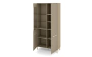 Vitrinenschrank Reno, taupe/kaschmir