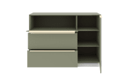Kommode Reno, olivgrün/kaschmir