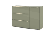 Kommode Reno, olivgrün/kaschmir